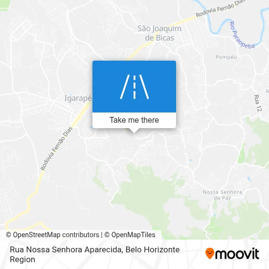 Rua Nossa Senhora Aparecida map