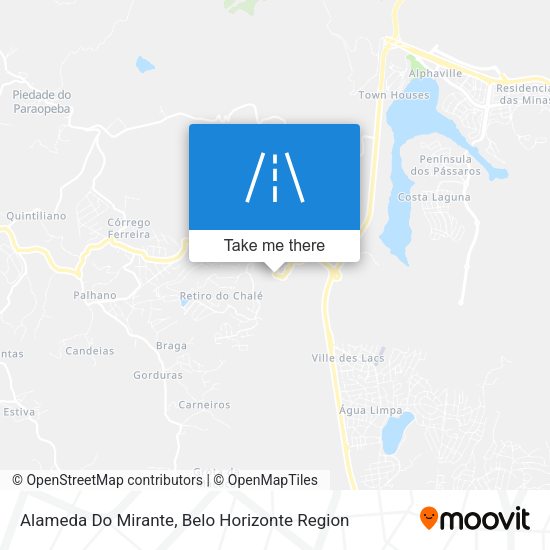 Alameda Do Mirante map