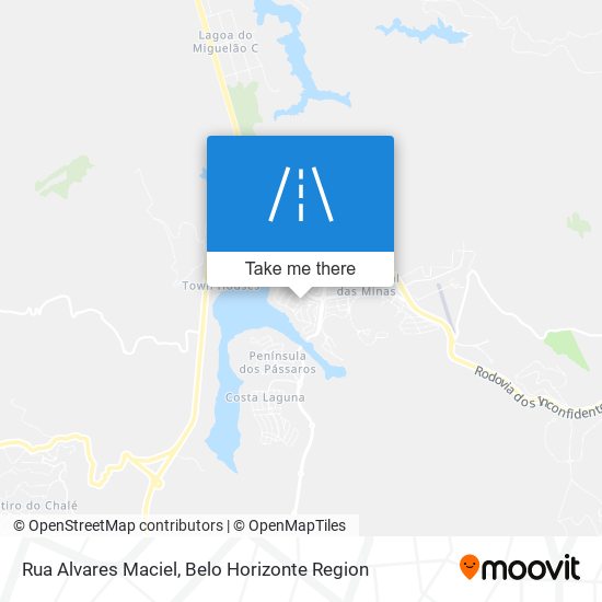 Rua Alvares Maciel map