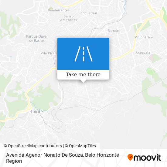 Mapa Avenida Agenor Nonato De Souza