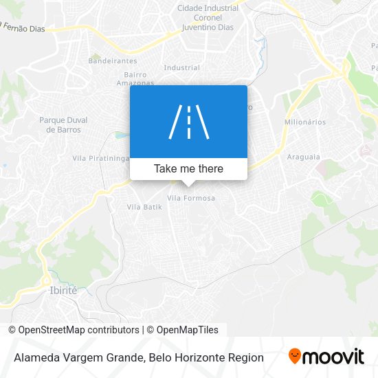 Alameda Vargem Grande map