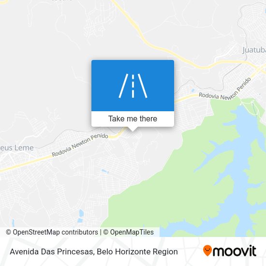 Avenida Das Princesas map