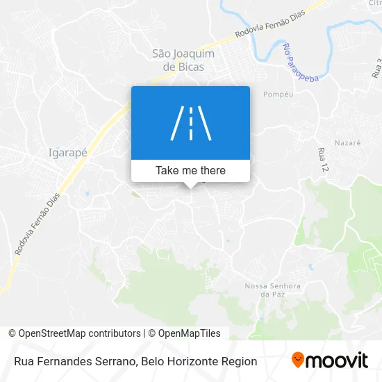 Rua Fernandes Serrano map