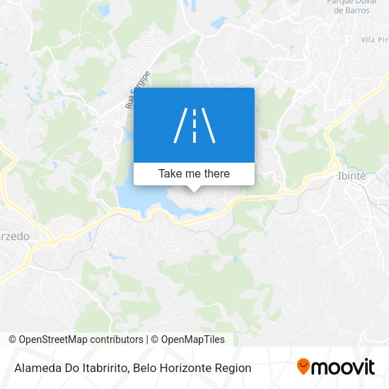Alameda Do Itabririto map