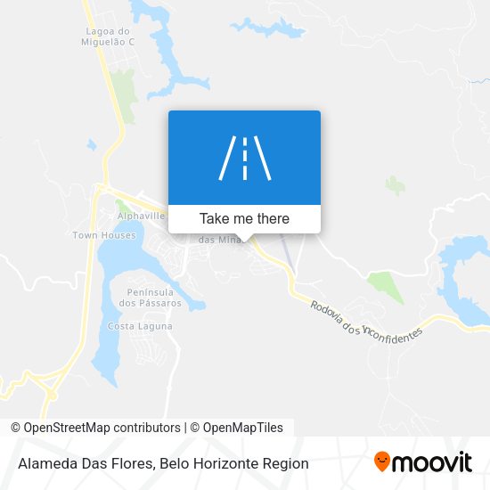 Alameda Das Flores map