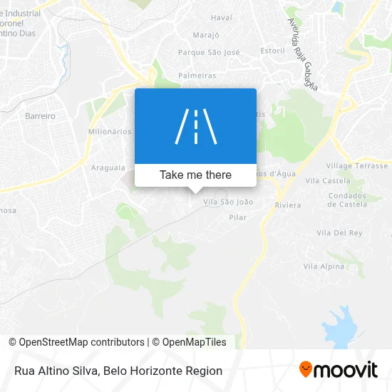 Rua Altino Silva map