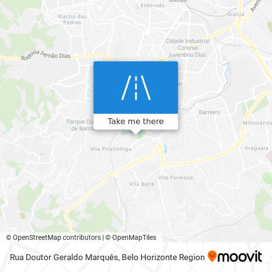 Rua Doutor Geraldo Marquês map