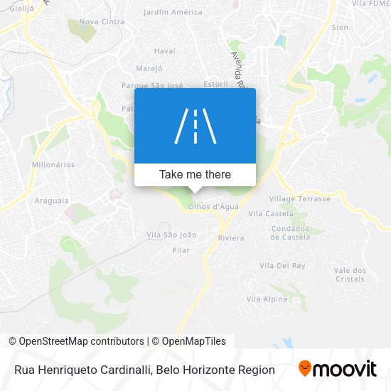Rua Henriqueto Cardinalli map
