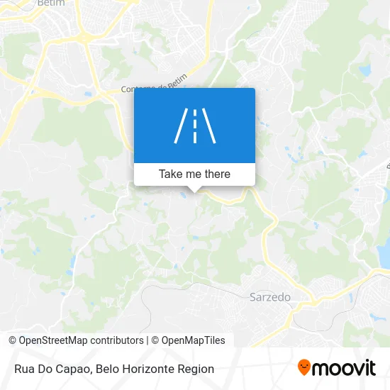 Rua Do Capao map