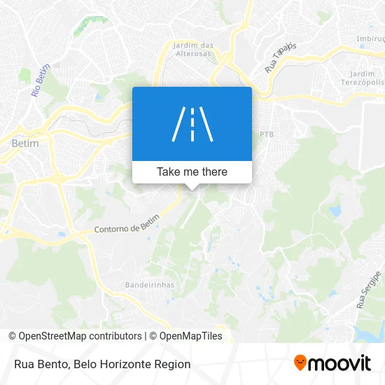 Rua Bento map