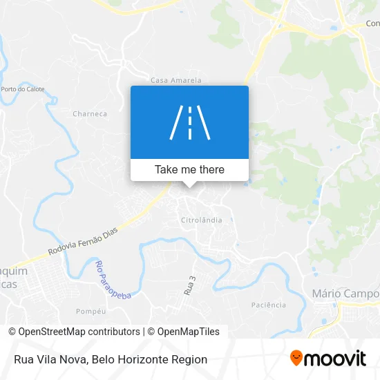 Rua Vila Nova map
