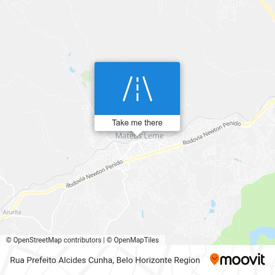 Rua Prefeito Alcides Cunha map