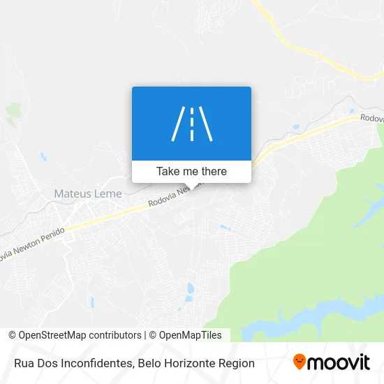 Rua Dos Inconfidentes map