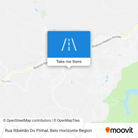 Rua Ribeirão Do Pinhal map
