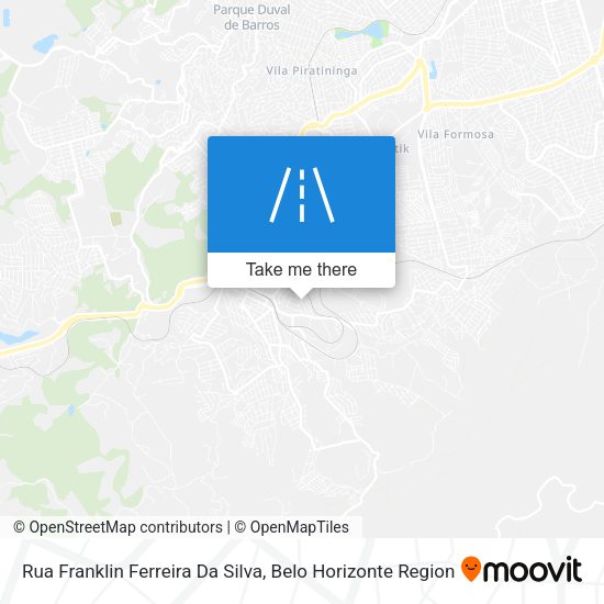 Rua Franklin Ferreira Da Silva map