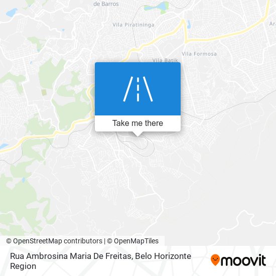Rua Ambrosina Maria De Freitas map