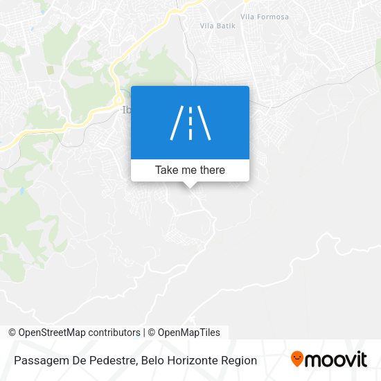 Passagem De Pedestre map