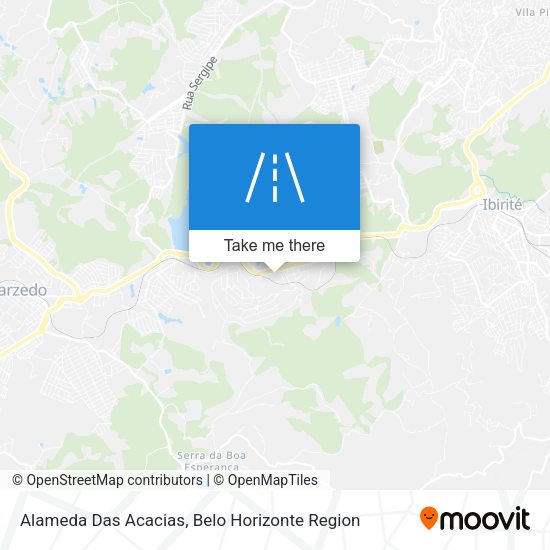 Alameda Das Acacias map