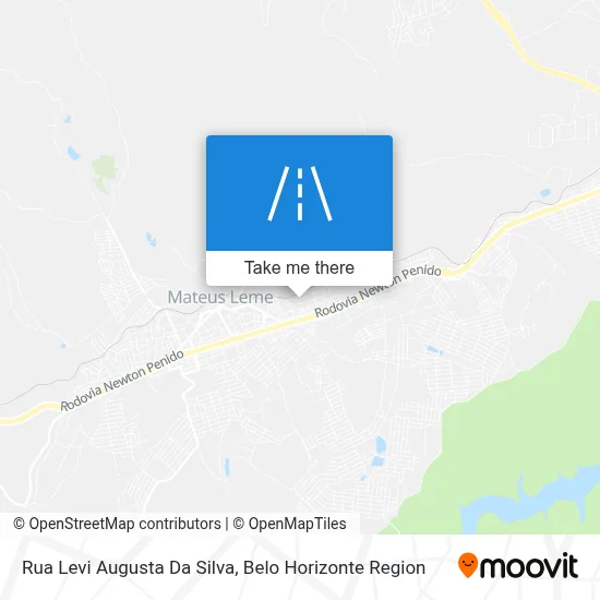 Rua Levi Augusta Da Silva map