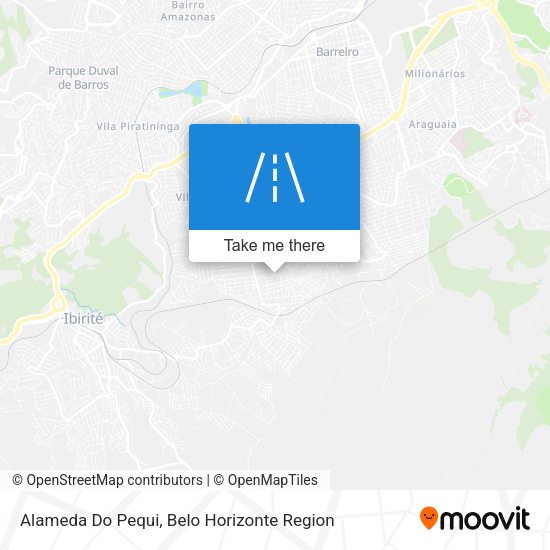 Alameda Do Pequi map