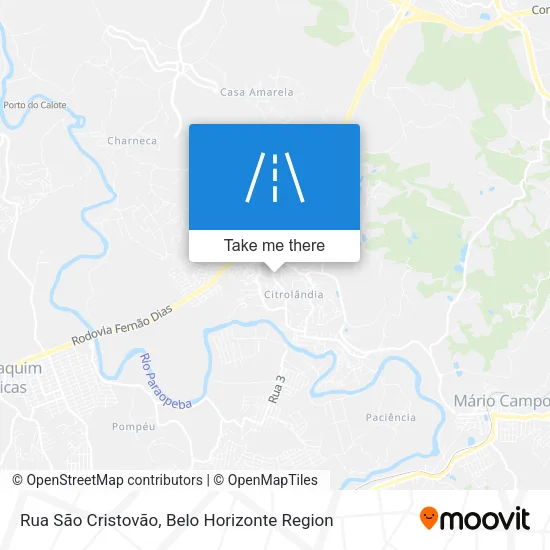 Rua São Cristovão map