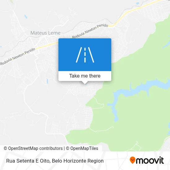 Rua Setenta E Oito map