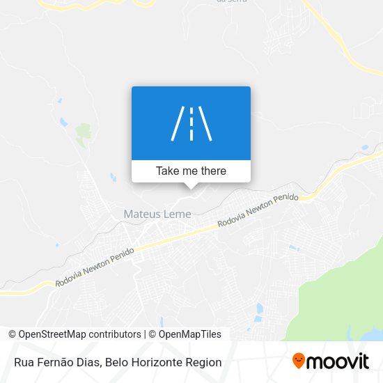 Rua Fernão Dias map