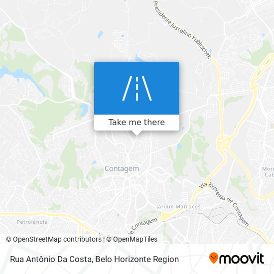 Mapa Rua Antônio Da Costa