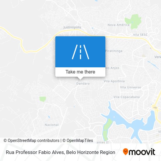 Rua Professor Fabio Alves map