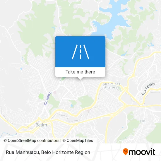 Rua Manhuacu map