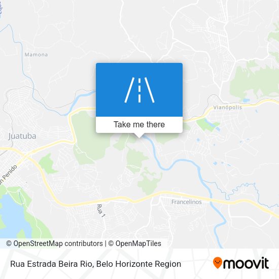 Rua Estrada Beira Rio map