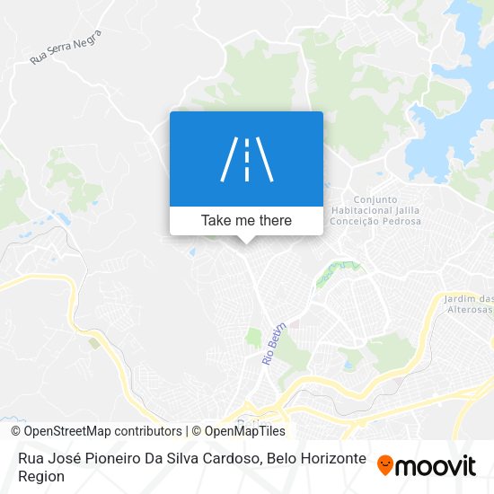 Rua José Pioneiro Da Silva Cardoso map