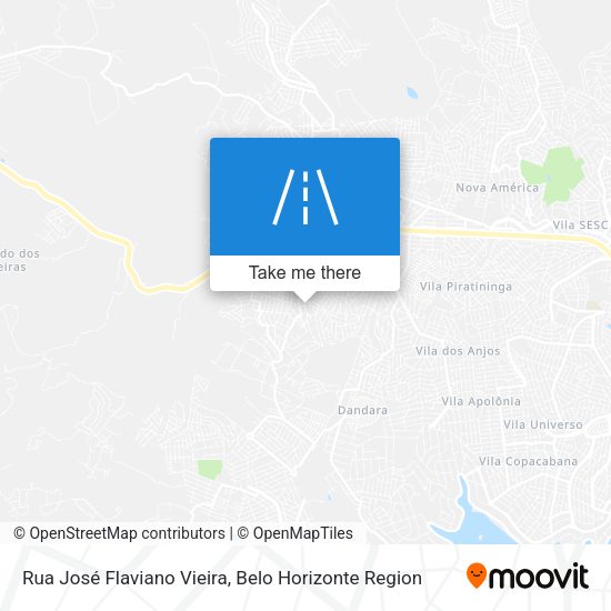 Rua José Flaviano Vieira map