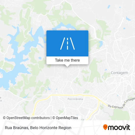 Rua Braúnas map