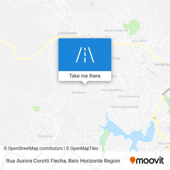 Rua Aurora Corotti Flecha map