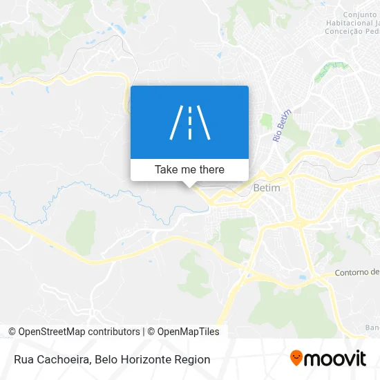 Rua Cachoeira map