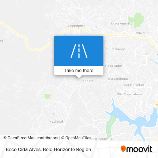 Beco Cida Alves map