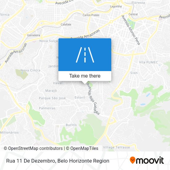 Rua 11 De Dezembro map