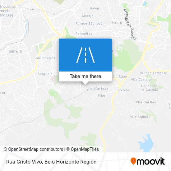 Rua Cristo Vivo map