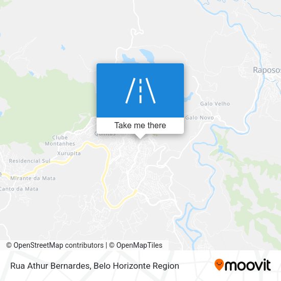 Rua Athur Bernardes map