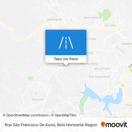 Rua Sâo Francisco De Assis map