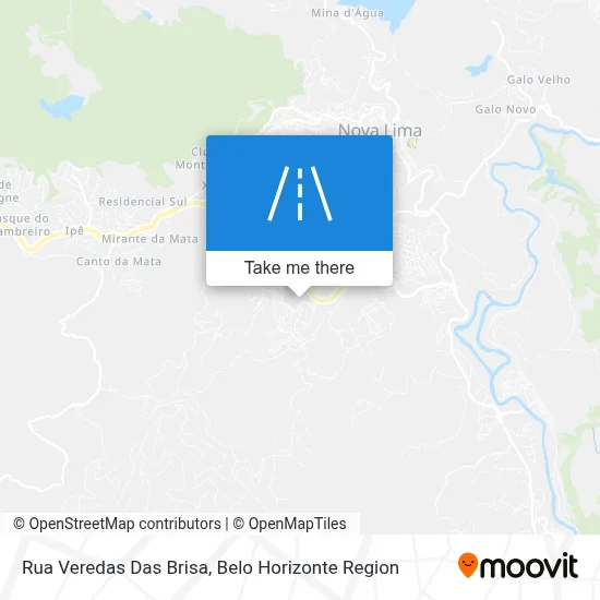 Rua Veredas Das Brisa map
