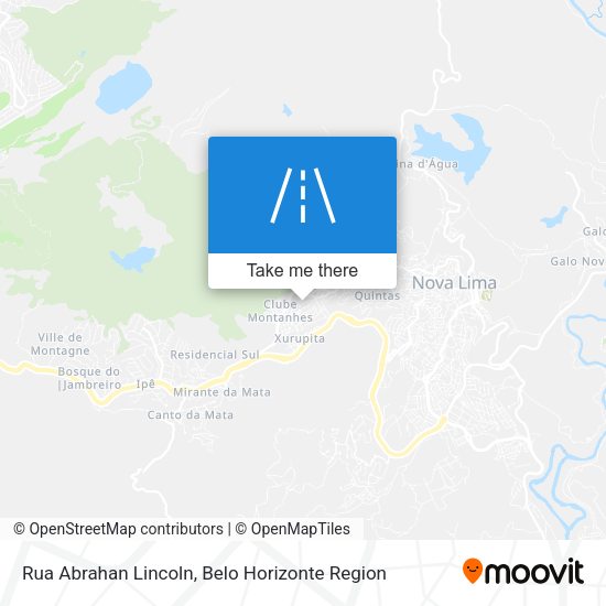 Rua Abrahan Lincoln map