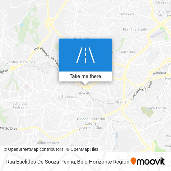 Mapa Rua Euclides De Souza Penha