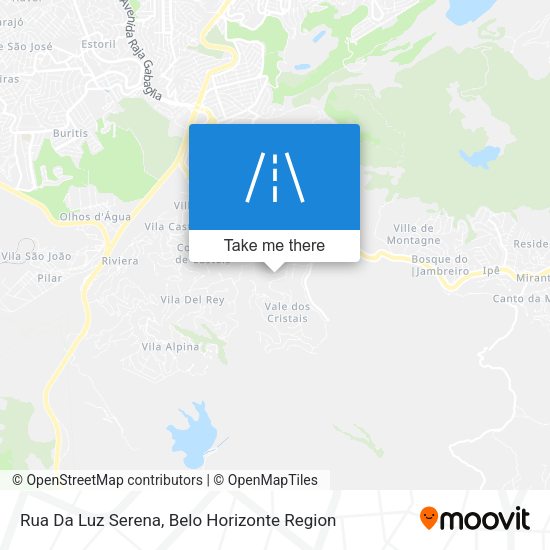 Rua Da Luz Serena map