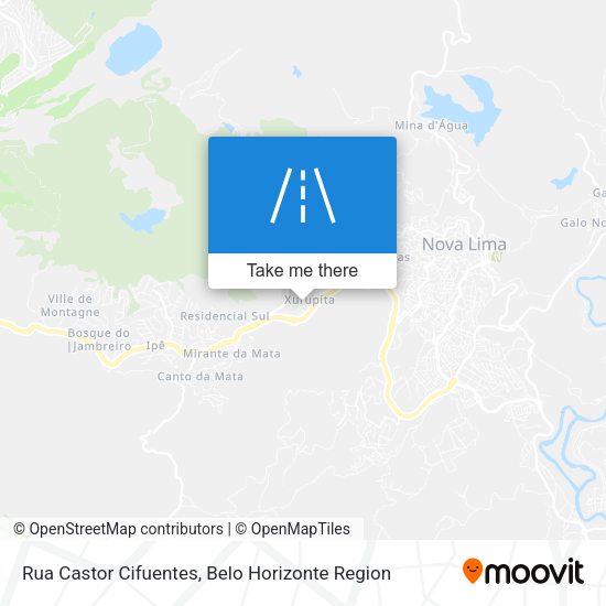 Rua Castor Cifuentes map