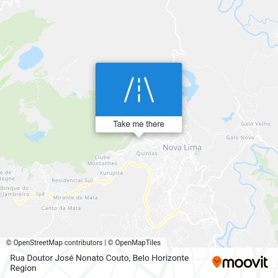 Rua Doutor José Nonato Couto map
