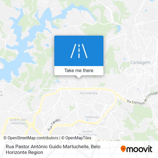 Rua Pastor Antônio Guido Martuchelle map