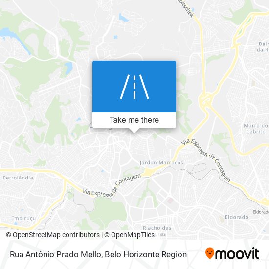 Rua Antônio Prado Mello map