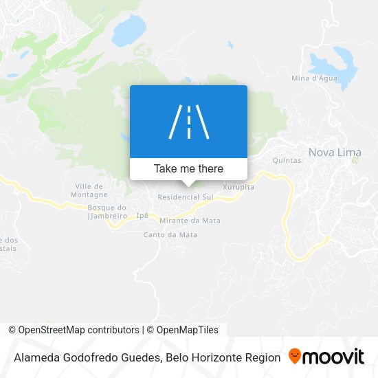 Alameda Godofredo Guedes map
